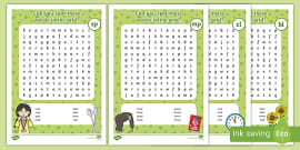 Phase 3 Phonics Word Searches (teacher made)