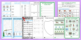 FREE! - Castle Parts Labelled Diagram (teacher made)