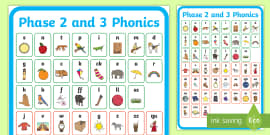 Phase 3 Phonics Large Poster - Phonics Resources - Twinkl