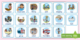 Visual Timetable for Home | Primary Resources (teacher made)