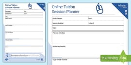 Tutor Session Feedback Form (teacher made)
