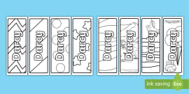 FREE! - Supercars Bookmarks to Colour - Cut out and Colour