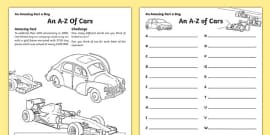 Car Engine Function: Quiz & Worksheet for Kids