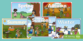 Four Seasons Display Banners (teacher made)