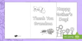 Mother's Day Teapot Card Template | Primary Craft Resources