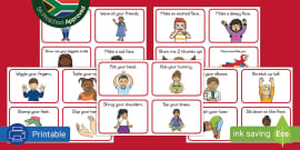 All About Me Action Cards (teacher Made) - Twinkl