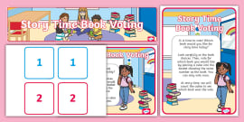 Story Time Book Voting Resource Pack (teacher made) - Twinkl