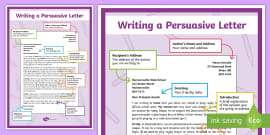 persuasive letter writing