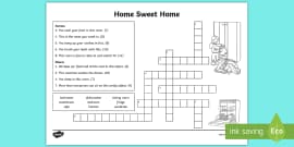 Home Sweet Home Word Search (teacher made) - Twinkl