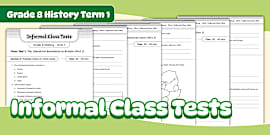 Grade 8 History Term 1 Test: Industrial Revolution