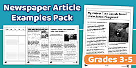Newspaper Structure | Twinkl Teaching Wiki - Twinkl