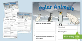 Polar Animals Fact File Sheets | Primary Resources - Twinkl