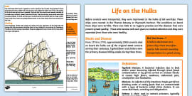 The First Fleet Captain James Cook Information Sheet