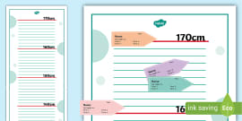 Class Ruler Height Chart - Twinkl - Display - Maths - KS1