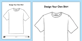 Activities for children T-shirts design template - Twinkl