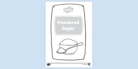 Sugar Bag Colouring Sheet | Colouring | Colouring Sheets