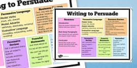 FREE! - Features Of Persuasive Writing | KS2 Checklist