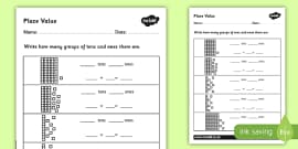 Decimals Place Value Chart Display Poster - KS2, Maths