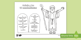 Dibujo de Moisés | Materiales educativos Twinkl - Twinkl