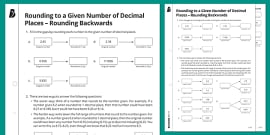 How to Round Off to 2 Decimal Places: Activity Sheet