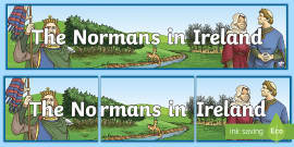 The Normans Display Timeline - KS2, history, Normans, display