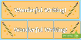 Editable Display Banners Pack Teaching Resources Twinkl