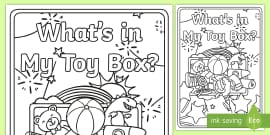 FREE! - Toy Box Colouring | Colouring Sheets (teacher made)