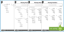 Four-Digit Division with Remainders Worksheet | Math 3-5