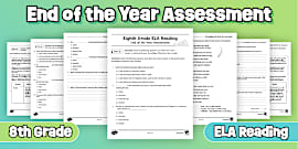 Eighth Grade End of the Year ELA Grammar Assessment
