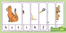 FREE! - Initial Sounds Peg Matching Game (teacher Made)