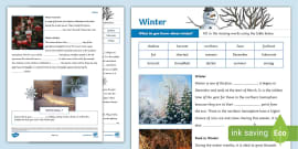 Winter Word Wall Pack (professor feito) - Twinkl