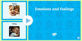 Kindergarten Feelings PowerPoint (Teacher-Made) - Twinkl