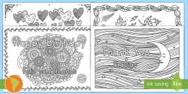 Beginner Spanish Greetings - Colouring Pages for Kids