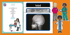 Hospital Vocabulary Mat - ESL Hospital Resources