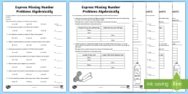 differentiated year 6 algebra worksheets linear sequences