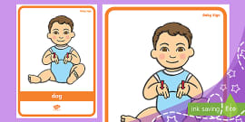 Animal Baby Sign Language Signs Poster Pack - Parents