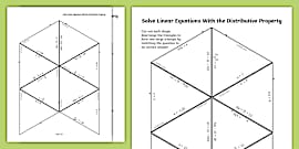 Eighth Grade Solving Linear Equations Mosaic (Teacher-Made)