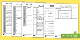 KS1 - Primary Resources - Number Patterns Worksheet - Twinkl