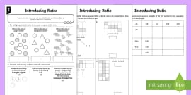 Ratio and Proportion Worksheet - Math - Twinkl