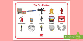 The Fire Station Aistear Colouring Pages (teacher Made)