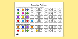 KS1 - Primary Resources - Number Patterns Worksheet - Twinkl