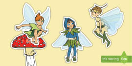 Printable Fairy Cut-outs | Twinkl Party (teacher made)