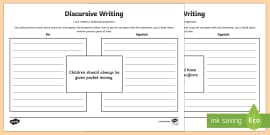 discursive writing prompt guide activity pack twinkl