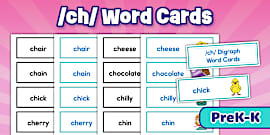 Split Digraph ee Words List Matching Cards - Phase 5 Phonics