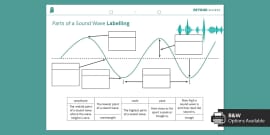 Label The Parts Of A Sound Wave Activity - Science - Twinkl