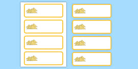 Ancient Egypt Word Cards (teacher Made) - Twinkl