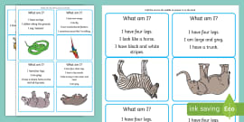 What Animal Am I? Animal Guessing Game | Twinkl Resource