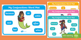 Time Connectives Word Mat - Time Openers KS1 - Twinkl