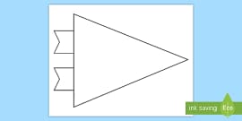 Blank Flag Templates - Printable (teacher made) - Twinkl