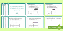 Measuring Length Worksheets: Inches and Centimeters